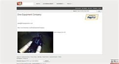 Desktop Screenshot of diveequipmentco.com